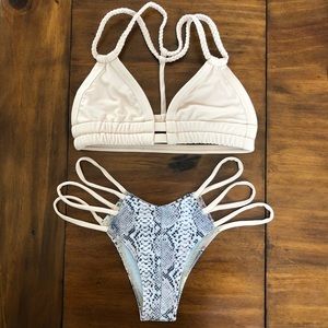 Montce Swim Serpent Sphynx Triband Bikini Bottom